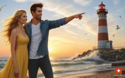 Fake Marriage Romance in a Lighthouse