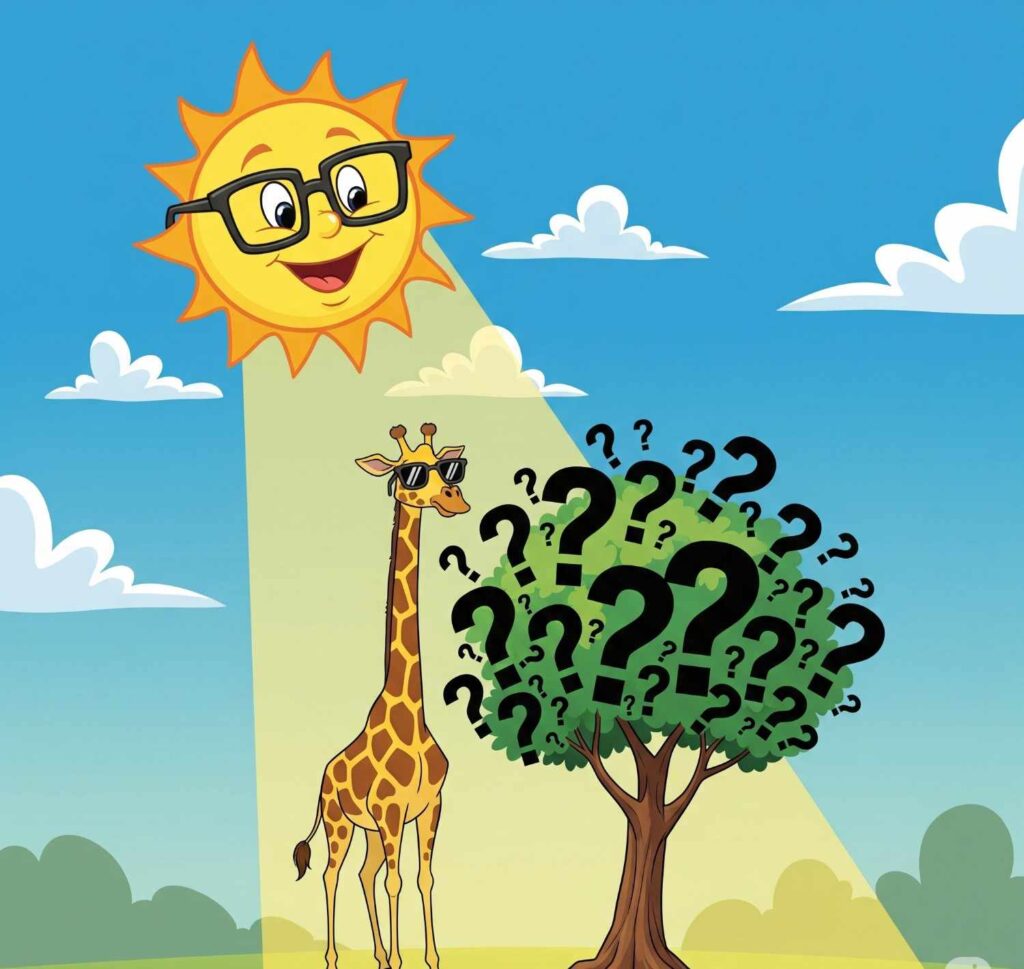 Eternal Love- Thiughtful Etai always drew Sun and Giraffe with sun gls
asses.