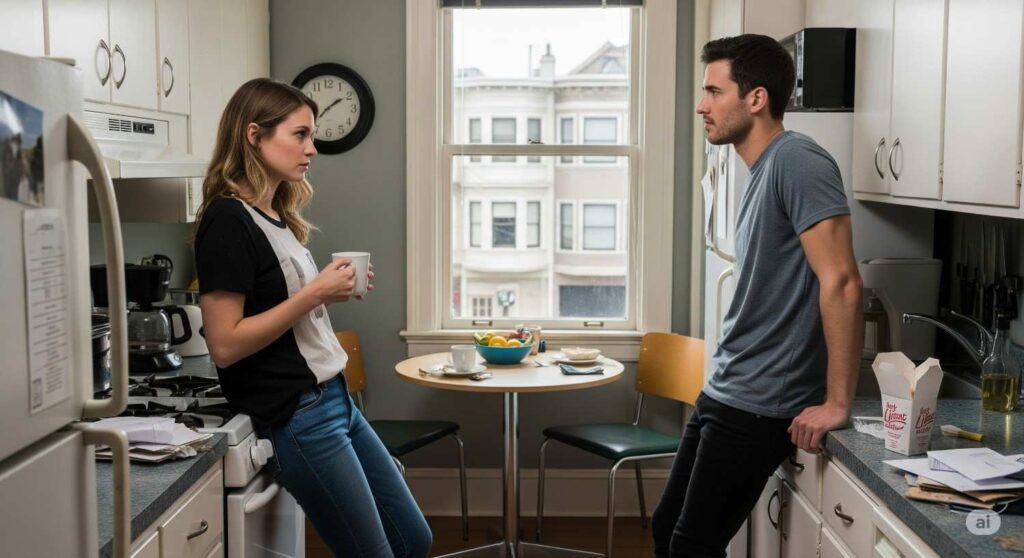 A symbolic San Francisco love story where a fake marriage and forced proximity push two struggling strangers—Mia the designer and Leo the musician—into a delicate romance born out of survival