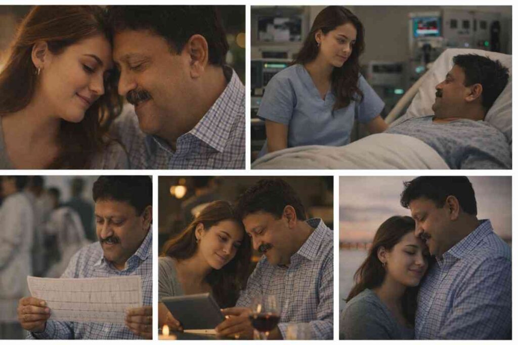 Slow burn romance between a man and woman shown through intimate hospital and everyday moments, blending medicine, music, and quiet love.